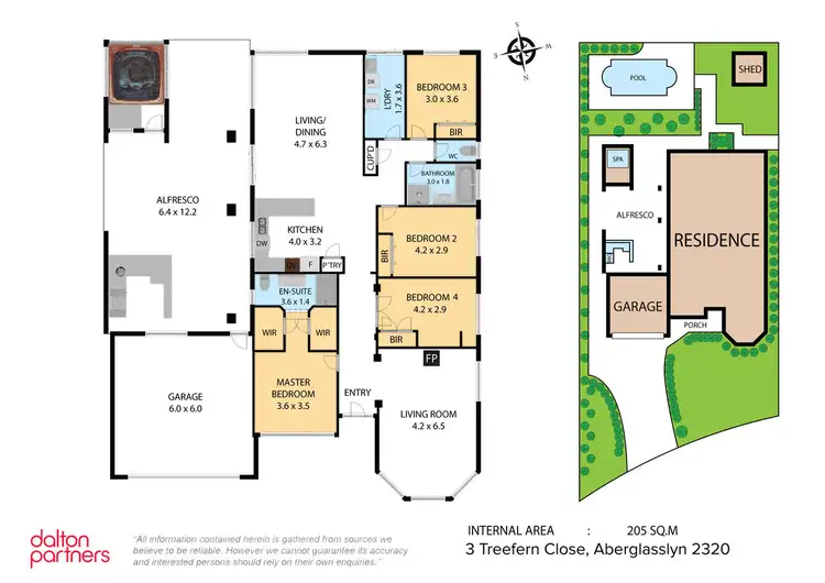 Floorplan of Homely house listing, 3 Treefern Close, Aberglasslyn NSW 2320