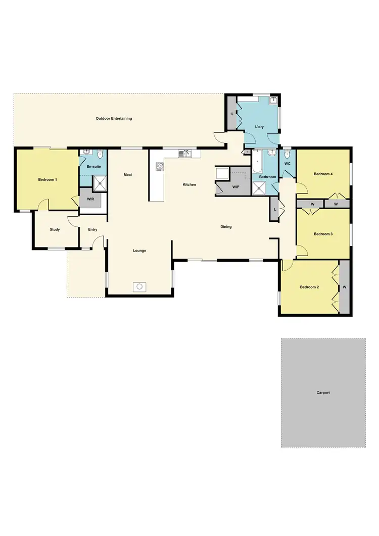 Floorplan of Homely house listing, 25-41 Jubilee Road, Stawell VIC 3380