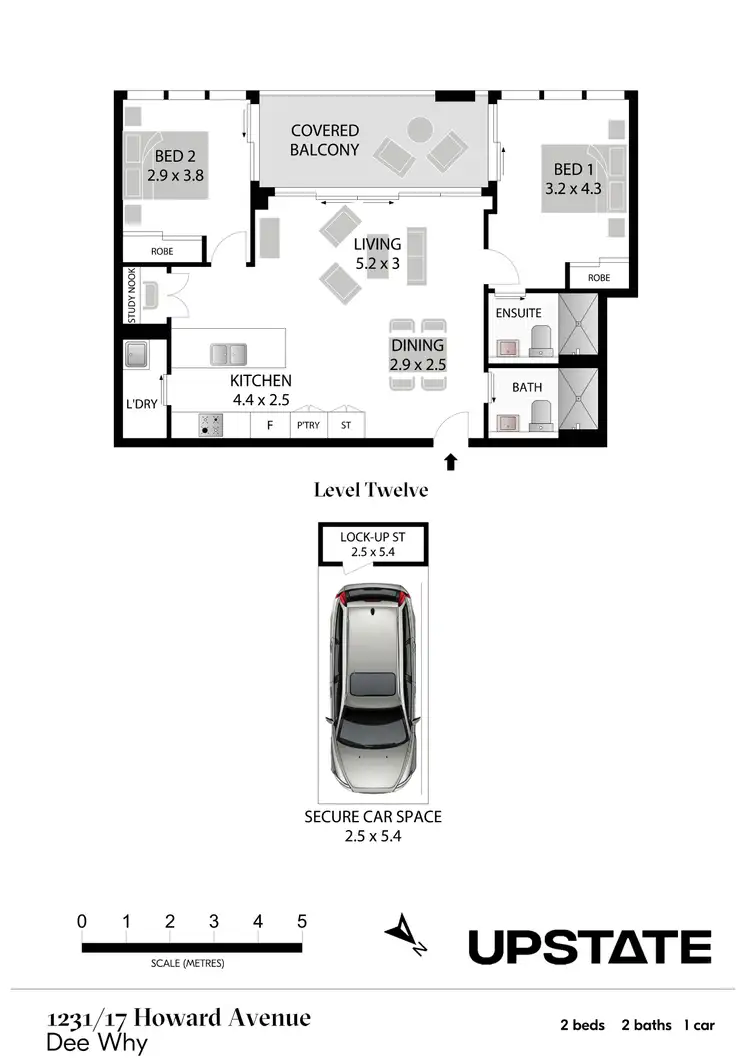 Floorplan of Homely unit listing, 1231/17 Howard Avenue, Dee Why NSW 2099
