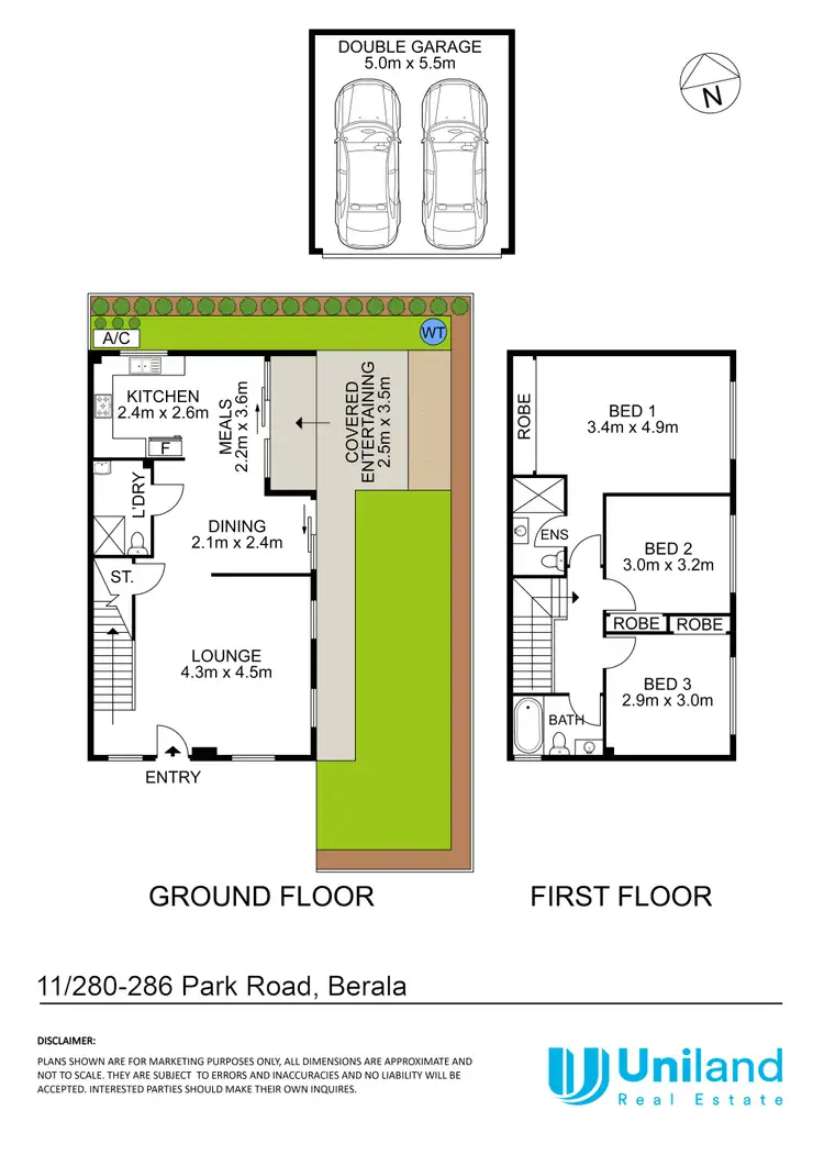 Floorplan of Homely townhouse listing, 11/280-286 Park Road, Berala NSW 2141