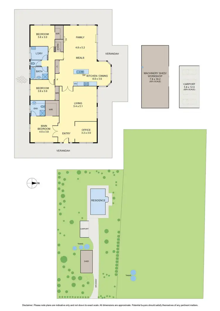 Floorplan of Homely house listing, Lot 1/19 Williams Lane, Riddells Creek VIC 3431