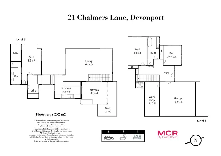 Floorplan of Homely house listing, 21 Chalmers Lane, Devonport TAS 7310