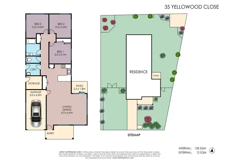Floorplan of Homely house listing, 35 Yellowood Close, Tewantin QLD 4565