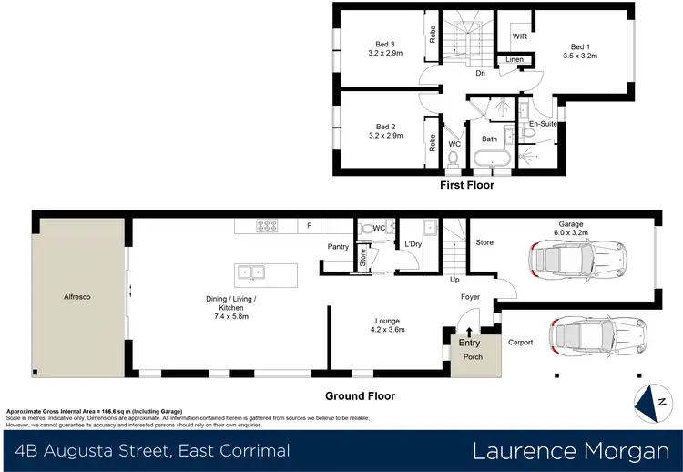 Floorplan of Homely semi-detached listing, 4B Augusta Street, East Corrimal NSW 2518
