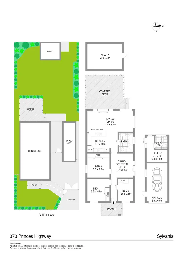 Floorplan of Homely house listing, 373 Princes Highway, Sylvania NSW 2224