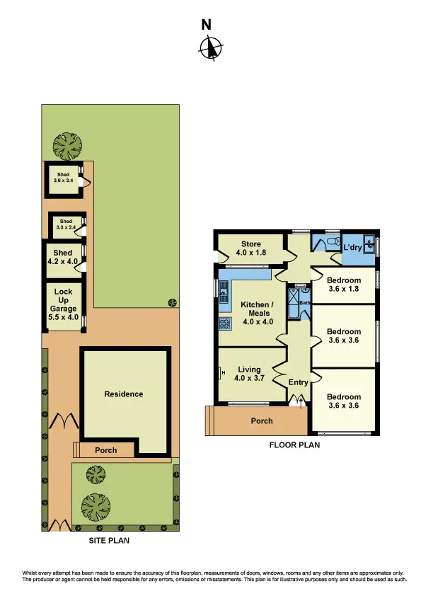 Floorplan of Homely house listing, 16 Metherall Street, Sunshine North VIC 3020