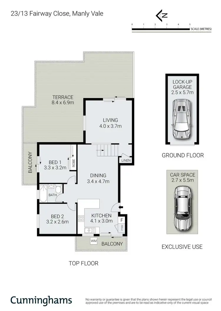 Floorplan of Homely apartment listing, 23/13 Fairway Close, Manly Vale NSW 2093