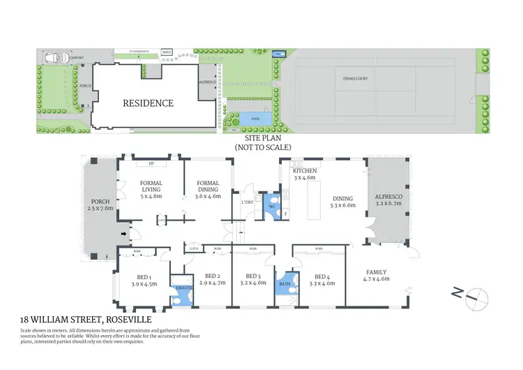 Floorplan of Homely house listing, 18 William Street, Roseville NSW 2069
