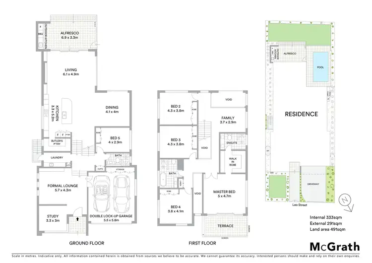 Floorplan of Homely house listing, 7 Leo Street, Hunters Hill NSW 2110