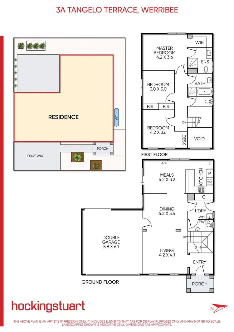 Floorplan of Homely house listing, 3A Tangelo Terrace, Werribee VIC 3030