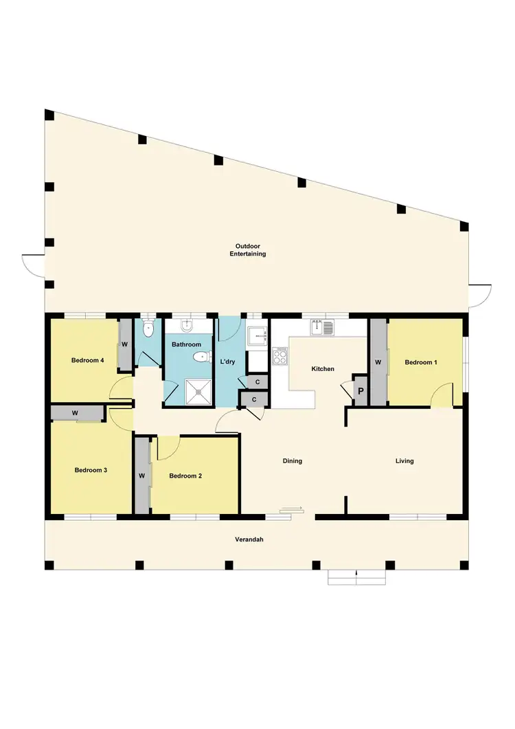 Floorplan of Homely house listing, 108 Nolan Street, Buninyong VIC 3357