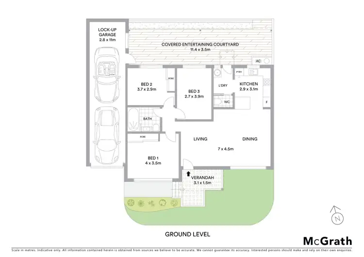 Floorplan of Homely villa listing, 4/437 Rocky Point Road, Sans Souci NSW 2219