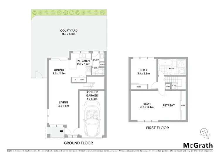 Floorplan of Homely townhouse listing, 3/170 Waterloo Road, Marsfield NSW 2122