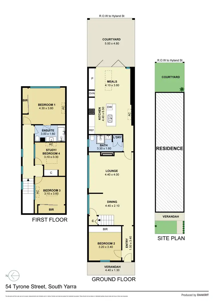Floorplan of Homely house listing, 54 Tyrone Street, South Yarra VIC 3141