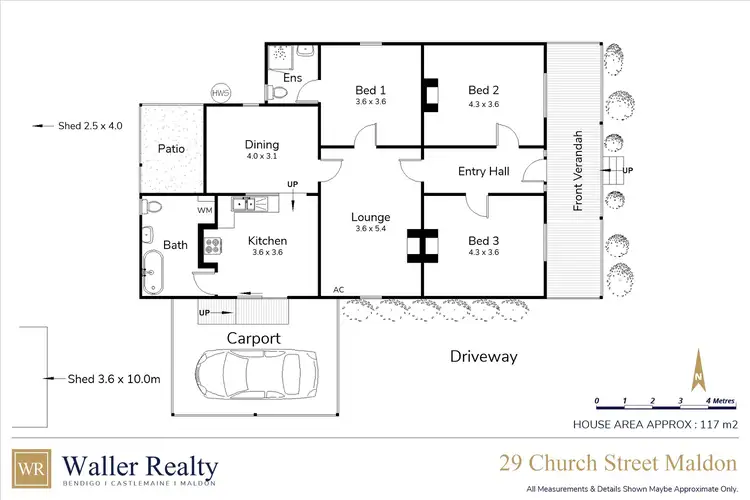 Floorplan of Homely house listing, 29 Church Street, Maldon VIC 3463