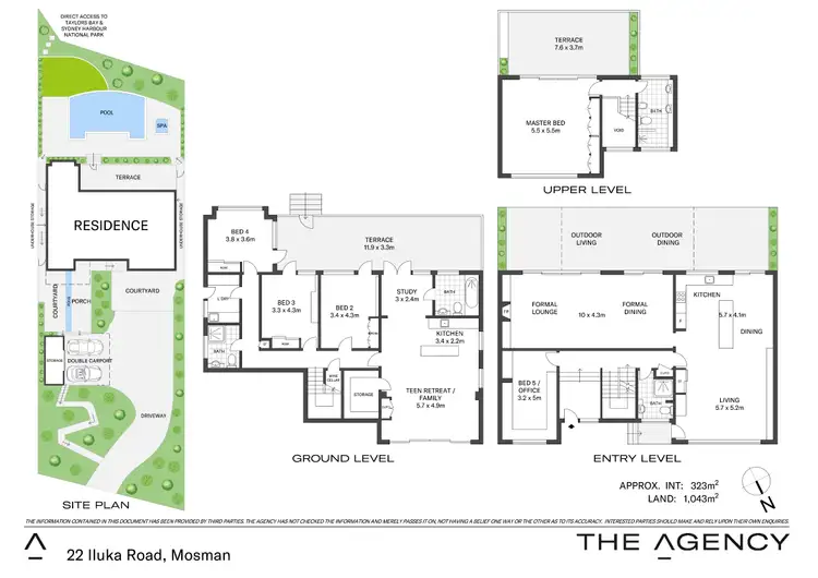 Floorplan of Homely house listing, 22 Iluka Road, Mosman NSW 2088