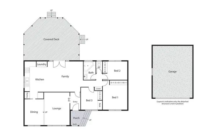 Floorplan of Homely house listing, 6 Brache Place, Monash ACT 2904