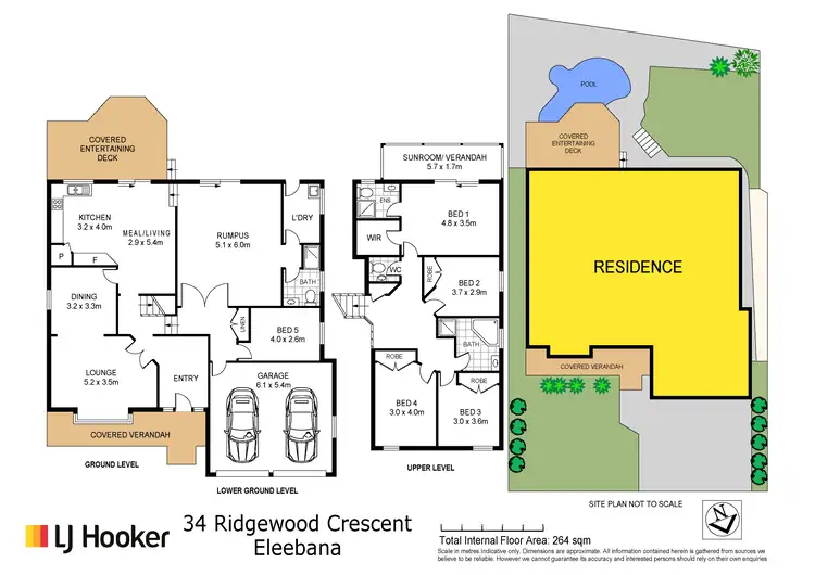 Floorplan of Homely house listing, 34 Ridgewood Crescent, Eleebana NSW 2282
