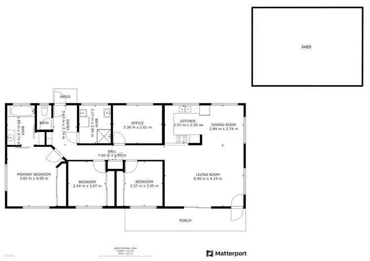 Floorplan of Homely house listing, 12 Matoska Close, Mount Sheridan QLD 4868