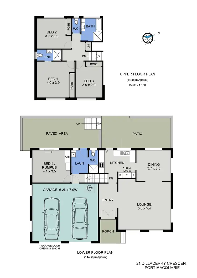 Floorplan of Homely house listing, 21 Dilladerry Crescent, Port Macquarie NSW 2444