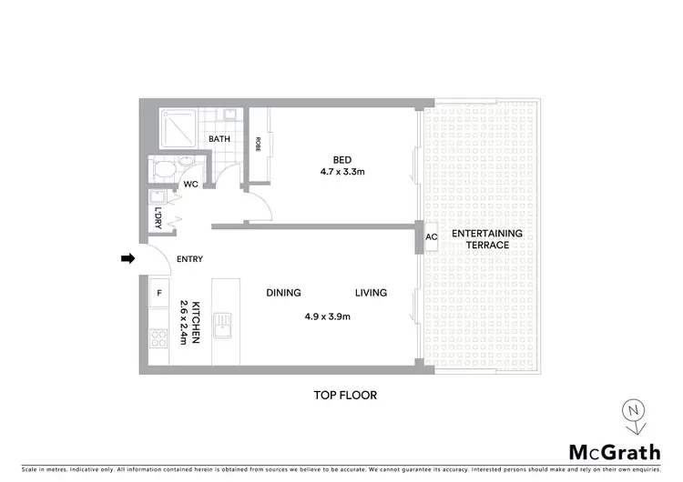 Floorplan of Homely apartment listing, 45/30 Lonsdale Street, Braddon ACT 2612