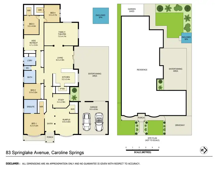 Floorplan of Homely house listing, 83 Springlake Avenue, Caroline Springs VIC 3023
