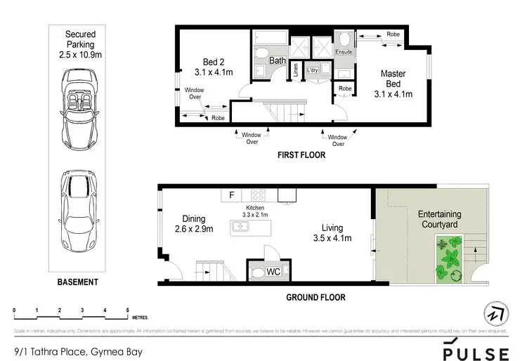 Floorplan of Homely townhouse listing, 9/1 Tathra Place, Gymea NSW 2227