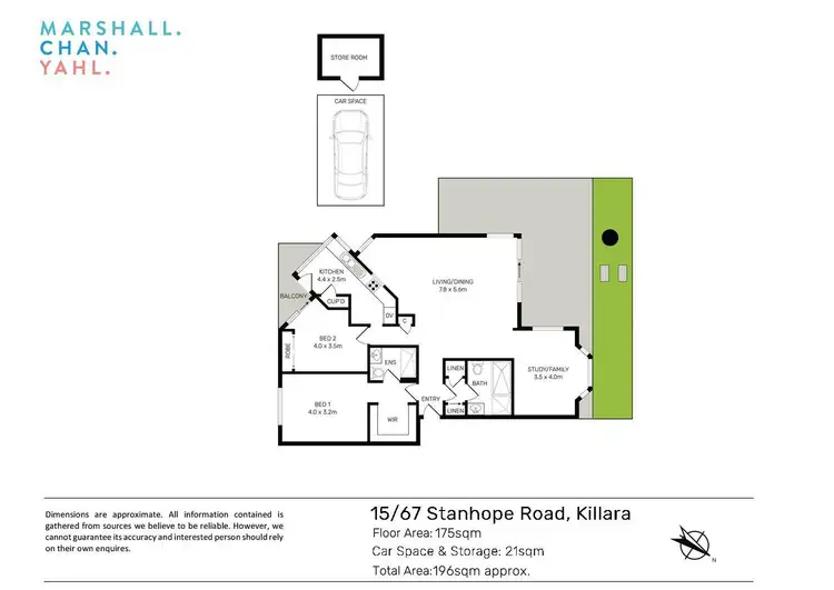 Floorplan of Homely apartment listing, 15/67 Stanhope Road, Killara NSW 2071