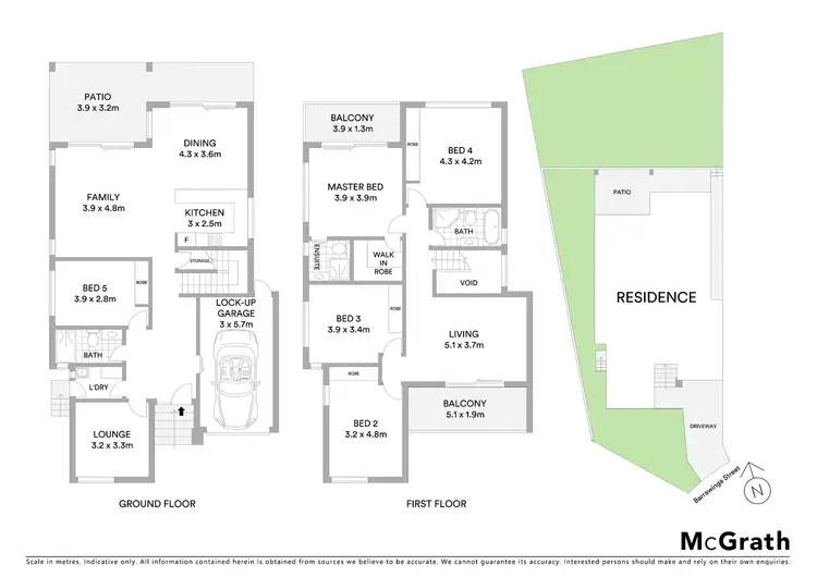 Floorplan of Homely semi-detached listing, 11 Barrawinga Street, Telopea NSW 2117