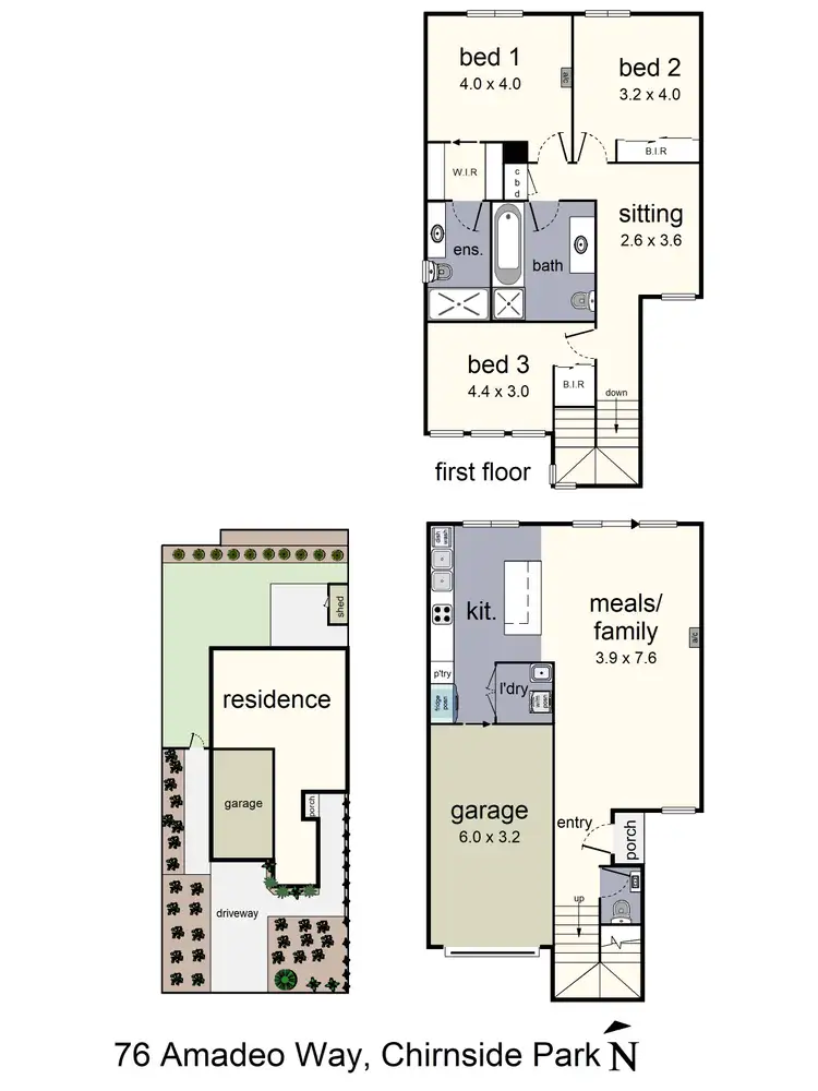 Floorplan of Homely house listing, 76 Amadeo Way, Chirnside Park VIC 3116