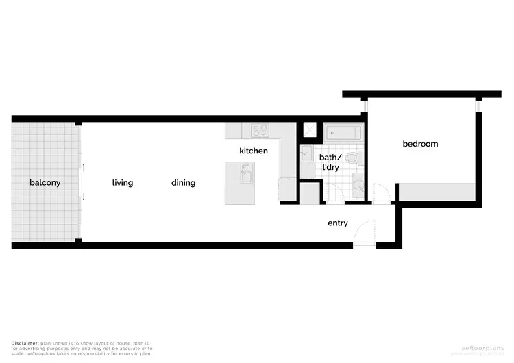 Floorplan of Homely apartment listing, 1324/240 Bunda Street, City ACT 2601