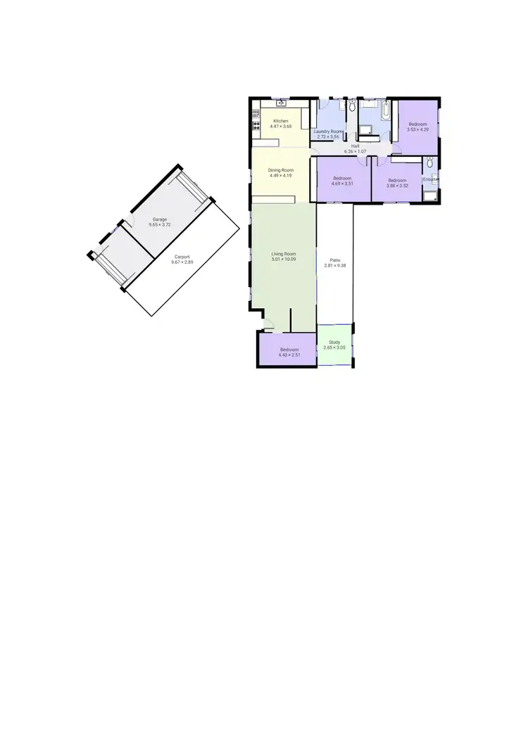 Floorplan of Homely house listing, 11 Highland Crescent, Wodonga VIC 3690