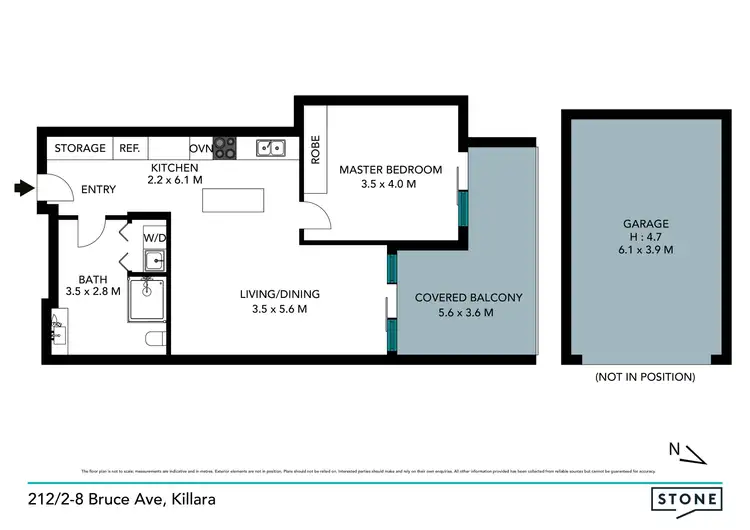 Floorplan of Homely apartment listing, 212/2-8 Bruce Avenue, Killara NSW 2071
