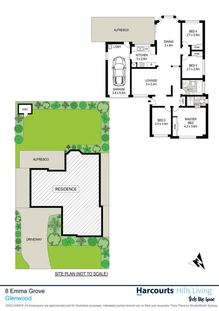 Floorplan of Homely house listing, 8 Emma Grove, Glenwood NSW 2768