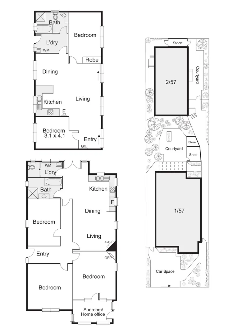 Floorplan of Homely house listing, 57 Murphy Street, Brighton VIC 3186