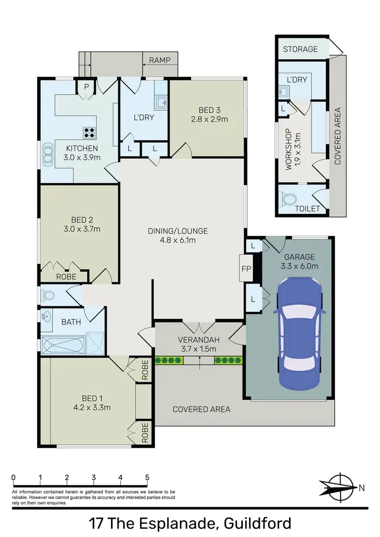 Floorplan of Homely house listing, 17 The Esplanade, Guildford NSW 2161