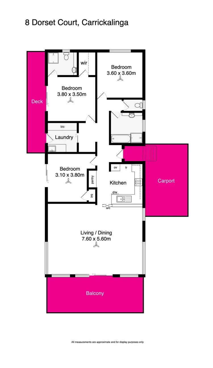 Floorplan of Homely house listing, 8 Dorset Court, Carrickalinga SA 5204