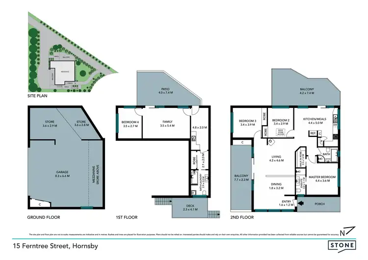 Floorplan of Homely house listing, 15 Fern Tree Close, Hornsby NSW 2077