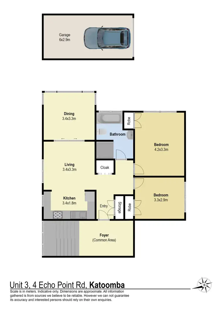 Floorplan of Homely unit listing, 3/4 Echo Point Road, Katoomba NSW 2780