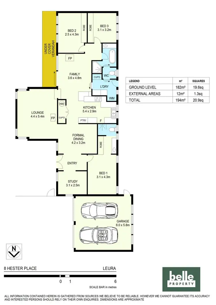 Floorplan of Homely house listing, 8 Hester Place, Leura NSW 2780