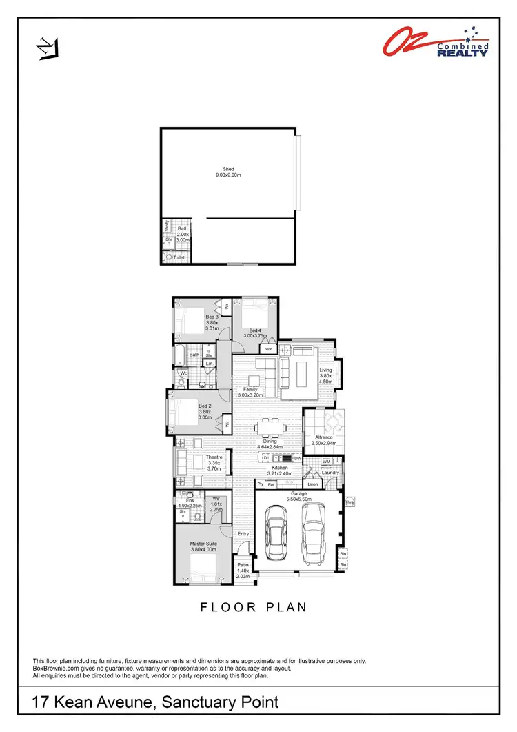 Floorplan of Homely house listing, 17 Kean Avenue, Sanctuary Point NSW 2540