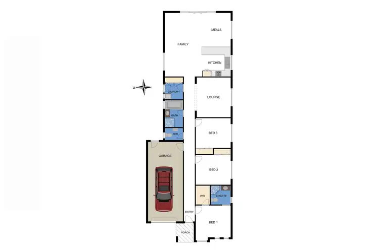 Floorplan of Homely house listing, 6 Firetail Close, Williams Landing VIC 3027