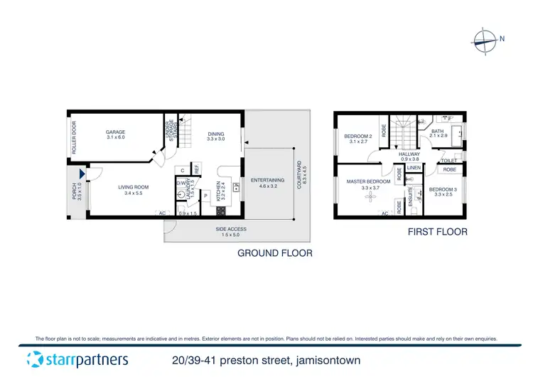Floorplan of Homely townhouse listing, 20/39-41 Preston Street, Jamisontown NSW 2750