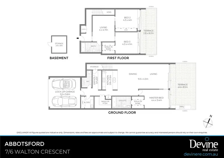 Floorplan of Homely apartment listing, 7/6 Walton Crescent, Abbotsford NSW 2046