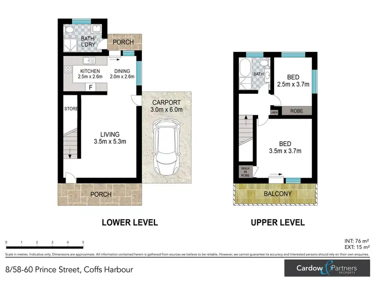 Floorplan of Homely townhouse listing, 8/58-60 Prince Street, Coffs Harbour NSW 2450