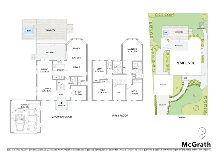 Floorplan of Homely house listing, 13 The Elms, Donvale VIC 3111
