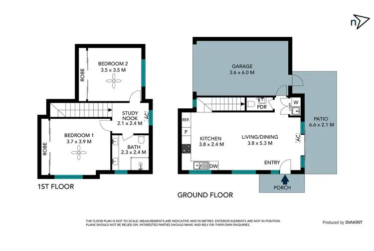 Floorplan of Homely townhouse listing, 1/7 Marcia Street, Thomastown VIC 3074