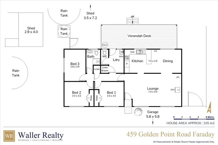 Floorplan of Homely house listing, 459 Golden Point Road, Faraday VIC 3451