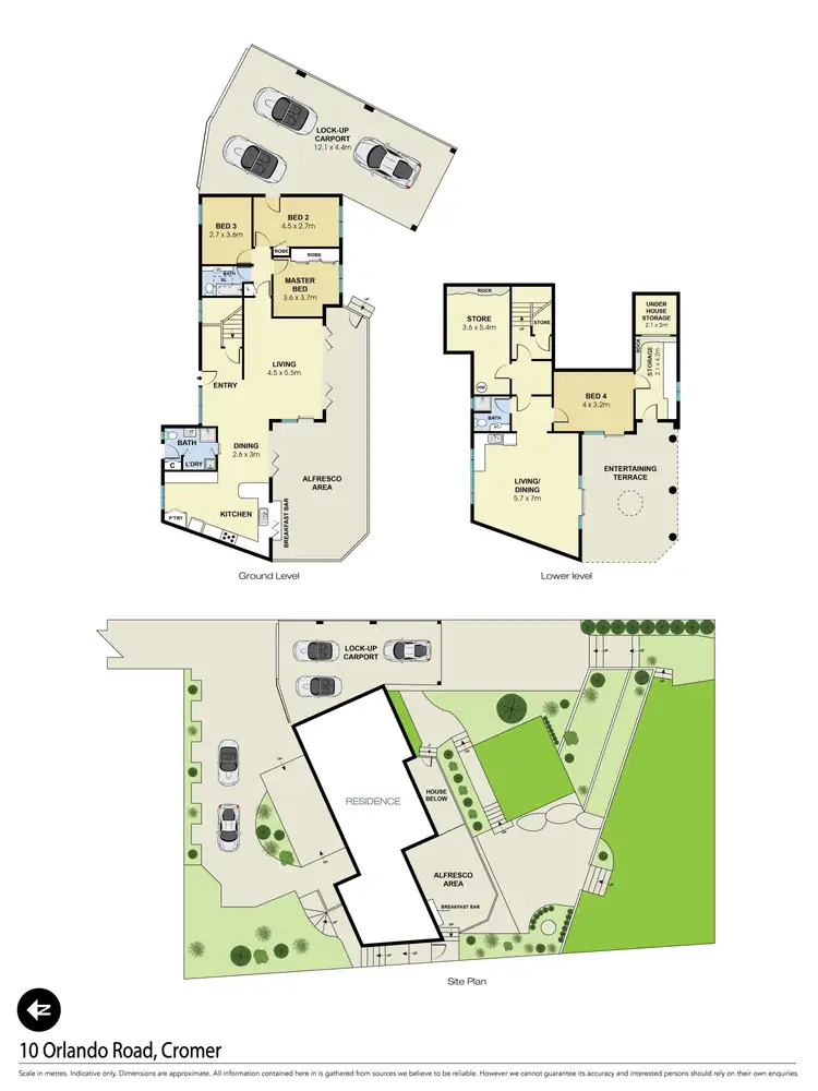 Floorplan of Homely house listing, 10 Orlando Road, Cromer NSW 2099