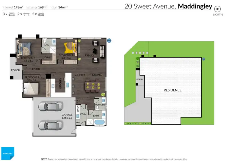 Floorplan of Homely house listing, 20 Sweet Avenue, Maddingley VIC 3340